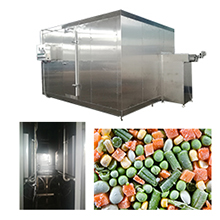 vegetables and fruits IQF Fluidized quick freezer